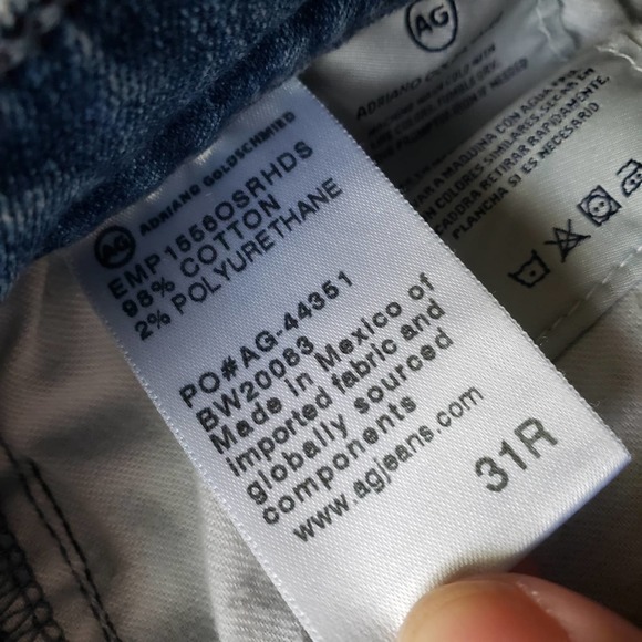 AG for Anthropologie The High Rise Stevie Ankle 31R - Picture 9 of 10